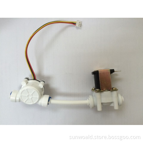 Water plastic Hall flow sensor meter valve